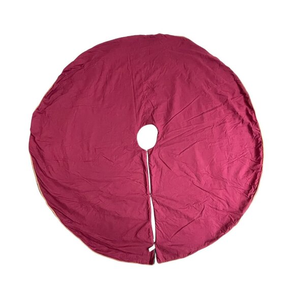 Vintage Patchwork Christmas Tree Skirt With Needlepoint, Applique & Embroidered - Picture 5 of 13